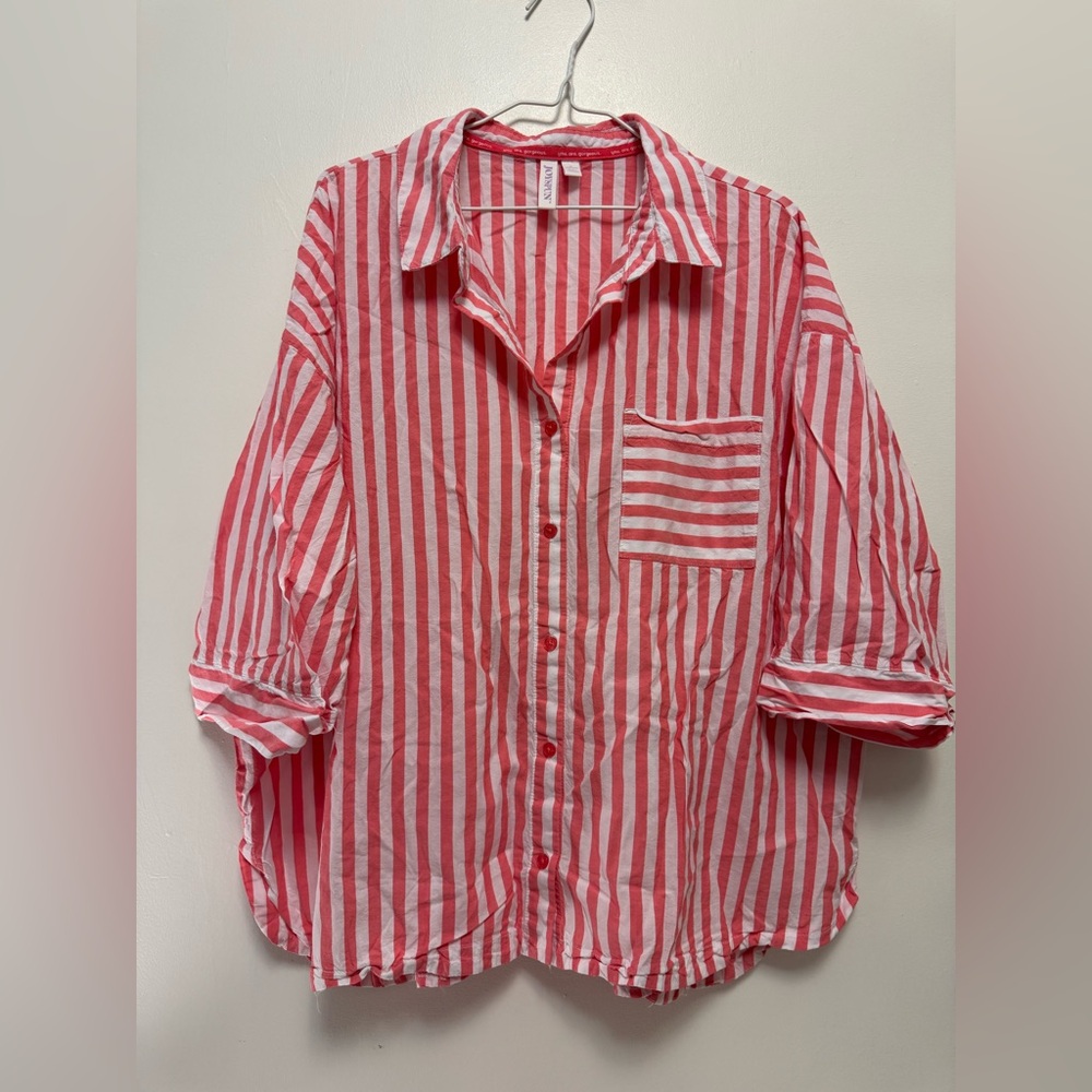 ✨2 piece set✨ Joyspun Pink and White Striped Pajamas